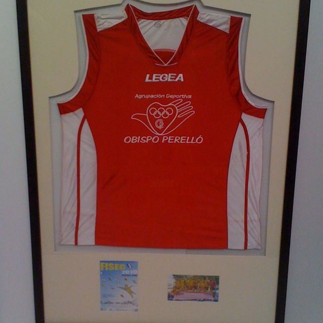 enmarcación como cuadro de camiseta